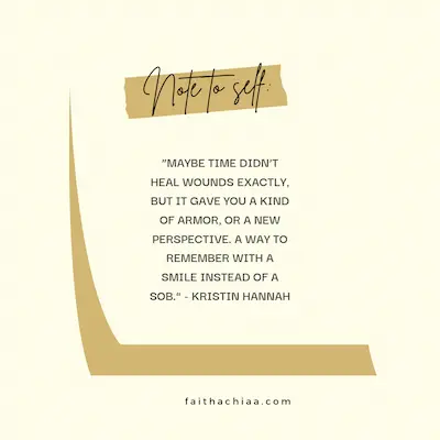 Note to maybe time did not heal wounds