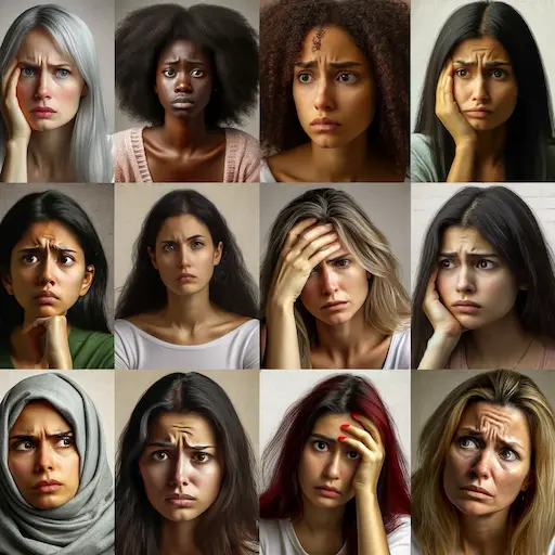 A collage featuring a group of diverse mothers different descents. blog post "got mom guilt" quotes of Overcoming the Pressures