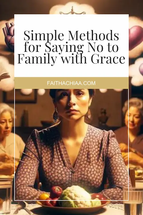 Gracefully saying no to family Pinterest