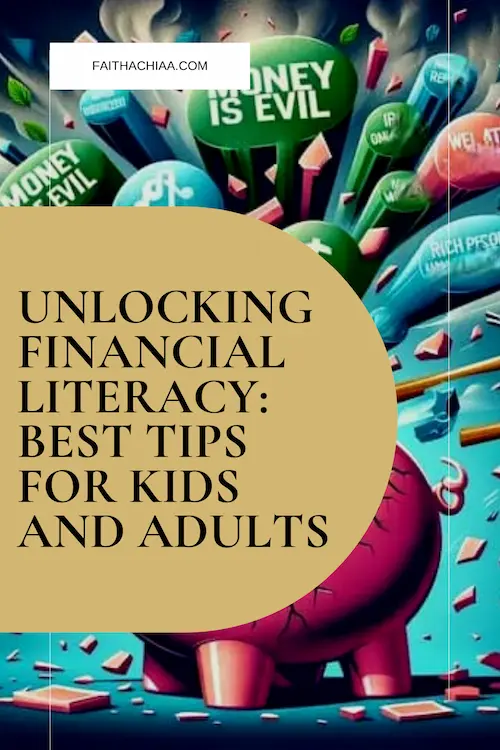 UNLOCKING FINANCIAL literacy kids adults Pinterest