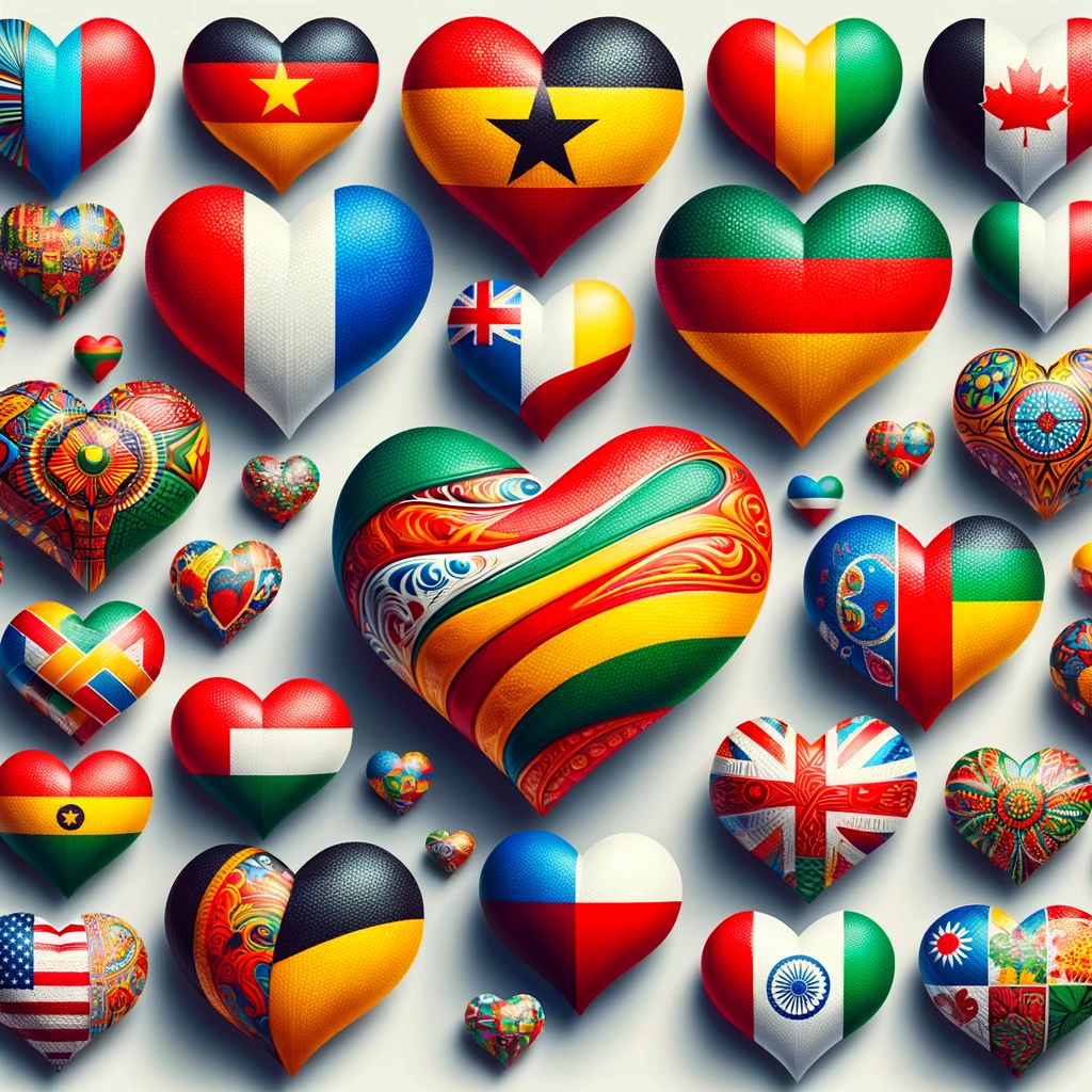 Translations of Heart from Cultures Around the World