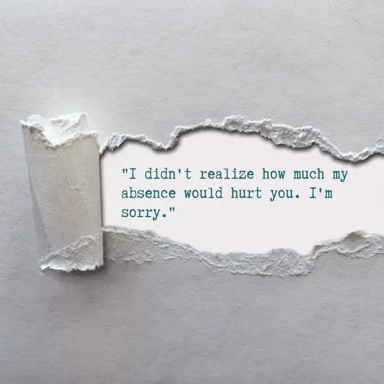 deep absent father quotes I am sorry