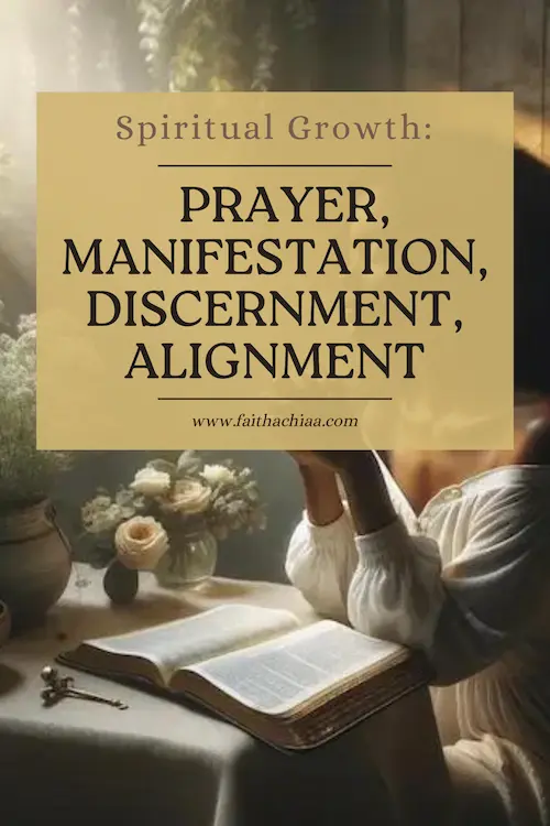 Pin Prayer manifestation discernment alignment