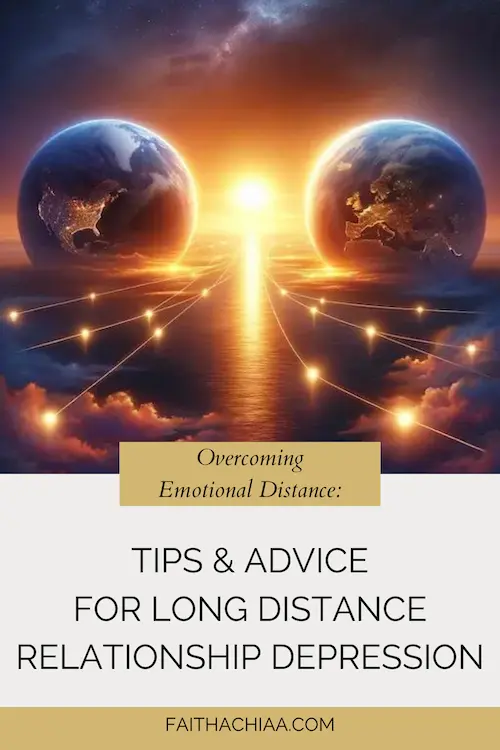 long distance relationship depression Pinterest