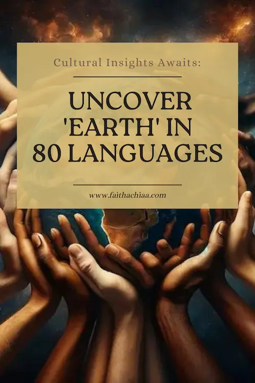 Pinterest pin earth in different languages