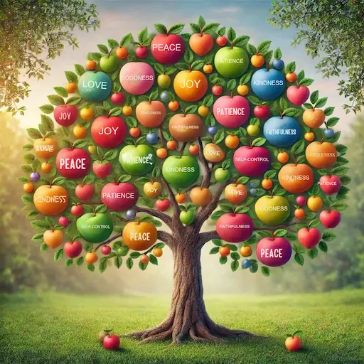 A tree with the fruits of the Spirit love peace. what does the bible say about leaving a legacy