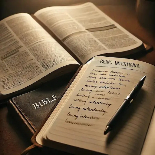 bible verses about being intentional 7